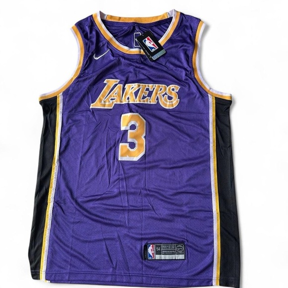 NWT- Anthony Davis #3 Los Angeles Lakers Jersey Size 54 (XL) - Picture 1 of 5
